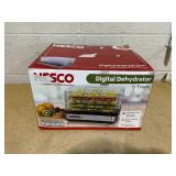 NESCO 5 Clear Tray Rectangular Dehydrator with Digital Timer