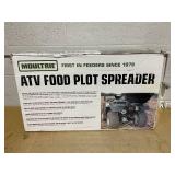 Moultrie ATV Food Plot 50 lbs. Capacity Spreader with Hopper Cover to Protect Seed/Fertilizer