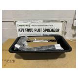 Moultrie ATV Food Plot 50 lbs. Capacity Spreader with Hopper Cover to Protect Seed/Fertilizer