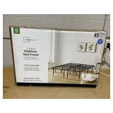 Mainstays 14" High Quad Fold Steel Platform Bed Frame, Queen