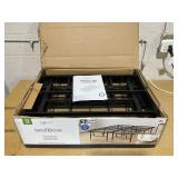 Mainstays 14" High Quad Fold Steel Platform Bed Frame, Queen