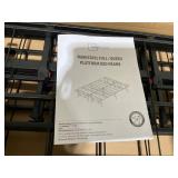 Mainstays 14" High Quad Fold Steel Platform Bed Frame, Queen