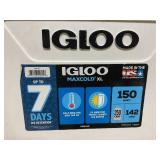 igloo 150qt maxcold outdoor cool box