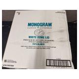 1000 Monogram White Dome Lids