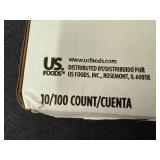 1000 Monogram White Dome Lids