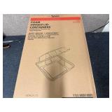 150 Foam Hinged Lid Containers