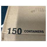 150 Value Plus Foam Hinged Containers