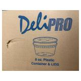 240 Combo Packs of 8oz Plastic Containers