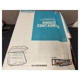 150 Monogram Hinged Containers