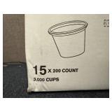 3000 4oz Souffle Portion Cups