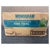 500 Monogram Food Trays