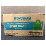 500 Monogram Food Trays