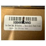 2 Stainless Steel 8in Rain Shower Head