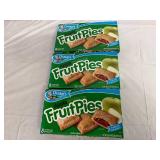 3 Boxes of Drakes Apple Fruit Pies