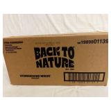 6 Back to Nature Stoneground Wheat Crackers