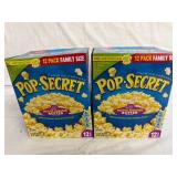 2 Boxes of Pop-Secret Movie Theater Butter Popcorn
