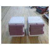 2 Blitz Stack-N-Stor Pet Food Containers 2 Blitz Stack-N-Stor Pet Food Containers