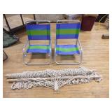 Beach Chairs and Hammock Beach Chairs and Hammock