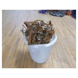 Bucket of Small Animal Foot Traps Bucket of Small Animal Foot Traps