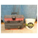 Tackle Box and Bat Bucket Tackle Box and Bat Bucket