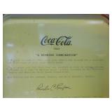 9 Coca-Cola Metal Trays and Signs 9 Coca-Cola Metal Trays and Signs