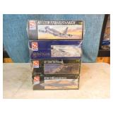 4 Ertl AMT Airplane Model Kits 4 Ertl AMT Airplane Model Kits
