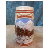 5 Budweiser Holiday Steins 5 Budweiser Holiday Steins