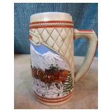 5 Budweiser Holiday Steins 5 Budweiser Holiday Steins