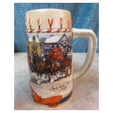 5 Budweiser Holiday Steins 5 Budweiser Holiday Steins