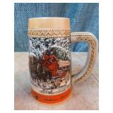 5 Budweiser Holiday Steins 5 Budweiser Holiday Steins