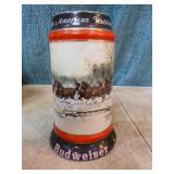 6 Budweiser Holiday Steins 6 Budweiser Holiday Steins