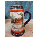 6 Budweiser Holiday Steins 6 Budweiser Holiday Steins