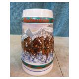 6 Budweiser Holiday Steins 6 Budweiser Holiday Steins