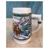 6 Budweiser Holiday Steins 6 Budweiser Holiday Steins