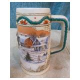 6 Budweiser Holiday Steins 6 Budweiser Holiday Steins