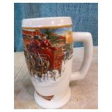 6 Budweiser Holiday Steins 6 Budweiser Holiday Steins
