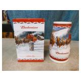 6 Budweiser Holiday Steins 6 Budweiser Holiday Steins