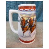 6 Budweiser Holiday Steins 6 Budweiser Holiday Steins