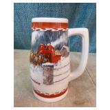 6 Budweiser Holiday Steins 6 Budweiser Holiday Steins