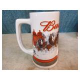 6 Budweiser Holiday Steins 6 Budweiser Holiday Steins