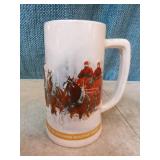 6 Budweiser Holiday Steins 6 Budweiser Holiday Steins