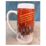 6 Budweiser Holiday Steins 6 Budweiser Holiday Steins
