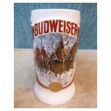 6 Budweiser Holiday Steins 6 Budweiser Holiday Steins