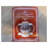6 Budweiser Holiday Steins 6 Budweiser Holiday Steins