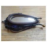 Authentic Horse Harness Mirror Authentic Horse Harness Mirror