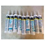 9 Tubes of Dap All-Purpose Acrylic Latex Caulk Plus Silicone 9 Tubes of Dap All-Purpose Acrylic Latex Caulk Plus Silicone