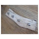 Handcrafted Cottonwood with Door Knob Coat Rack Handcrafted Cottonwood with Door Knob Coat Rack