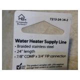 2 Water Heater Supply Lines 2 Water Heater Supply Lines
