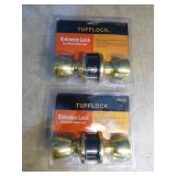 2 Tufflock Entrance Lock Door Knobs 2 Tufflock Entrance Lock Door Knobs
