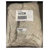 King Size 100 Percent French Linen Duvet Cover - Damaged/Dirty